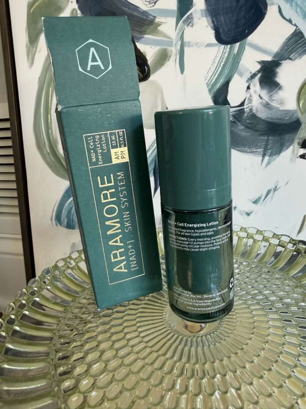 *NIB 15ml* ARMORE NAD+ Cell Energizing Treatment — Sage Green Serum